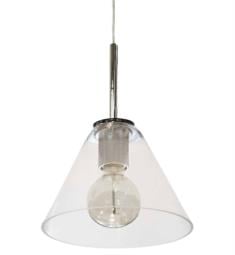 Dainolite RSW-91P-CLR Roswell 1 Light 9" Incandescent Pendant Light with Clear Glass Shade