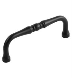 Hickory Hardware P3059-MB Williamsburg 3 1/2" Centre to Centre Handle Cabinet Pull in Matte Black