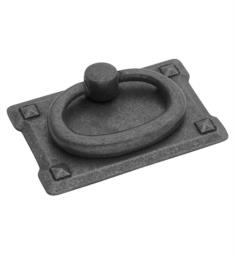 Hickory Hardware PA0711-BMA-25B Old Mission 1 1/8" Centre to Centre Ring Cabinet Pull in Black Mist Antique - Pack of 25