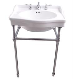 Barclay 756WH Ensal 29 1/2" Single Basin Console Bathroom Sink in White with Centerset Faucet Hole