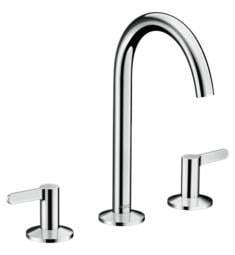 Hansgrohe 48050 Axor One 9 5/8" Widespread Bathroom Sink Faucet without Pop-Up Drain