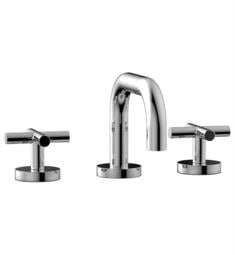 Phylrich 120-03 Transition 5" Double Cross Handle Widespread Low Spout Bathroom Sink Faucet