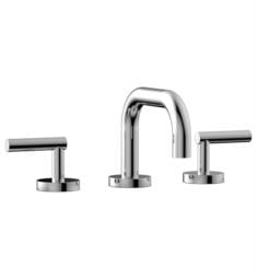 Phylrich 120-04 Transition 5" Double Lever Handle Widespread Low Spout Bathroom Sink Faucet
