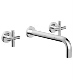 Phylrich 120-11-10 Transition 10 1/2" Double Cross Handle Wall Mount Bathroom Sink Faucet