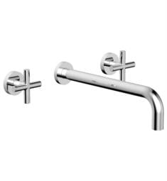 Phylrich 120-11-12 Transition 12 1/2" Double Cross Handle Wall Mount Bathroom Sink Faucet