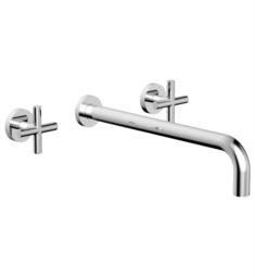 Phylrich 120-11-14 Transition 14 1/2" Double Cross Handle Wall Mount Bathroom Sink Faucet