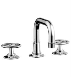 Phylrich 220-03 Works 6 1/4" Double Cross Handle Widespread Low Spout Bathroom Sink Faucet