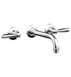 Phylrich 220-12 Works 8 3/4" Double Lever Handle Wall Mount Bathroom Sink Faucet