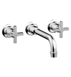 Phylrich 501-58 Hex Modern Double Cross Handle Wall Mount Roman Tub Faucet