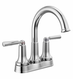 Delta 2535-MPU-DST Saylor 8 1/4" Double Handle Centerset Bathroom Sink Faucet