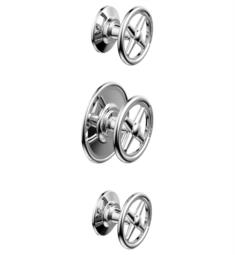 Phylrich 4-612 Works/Works II 3/4" Thermostatic Valve Shower Trim with Two Volume Control and Handle