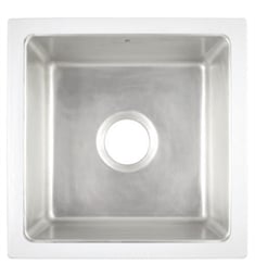Native Trails PMB1515 Reveler 15 3/4" Undermount Square Fireclay Bar and Prep Sink
