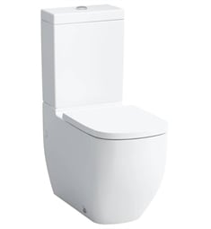 Laufen H8248092511 Ino 27 5/8" Floor Mount 1.6/1.1 GPF Dual Flush Roca Rimless Toilet