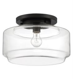 Craftmade X3114 Peri 1 Light 14" Incandescent Flush Mount Light with Clear Glass Shade