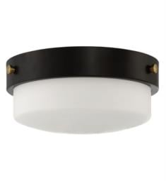 Craftmade X3212 Oak Street 2 Light 11" Incandescent Flush Mount Light with White Frosted Glass Shade