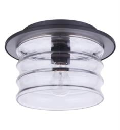 Craftmade ZA3637 Canon 1 Light 11 3/8" Incandescent Flush Mount Light with Clear Glass Shade