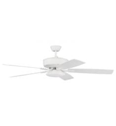Craftmade P112 Pro Plus 112 5 Blades 52" Indoor Ceiling Fan with White Low Profile LED Light Kit