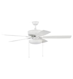Craftmade P119 Pro Plus 119 5 Blades 52" Indoor Ceiling Fan with White Slim Plan LED Light Kit