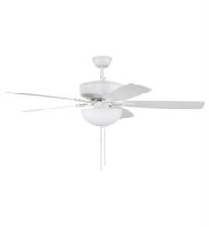 Craftmade P211 Pro Plus 211 5 Blades 52" Indoor Ceiling Fan with LED Light Kit and White Frost Bowl