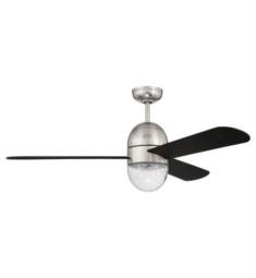 Craftmade PIL52BNK3 Pill 3 Blades 52" Indoor Ceiling Fan in Brushed Polished Nickel with LED Light Kit