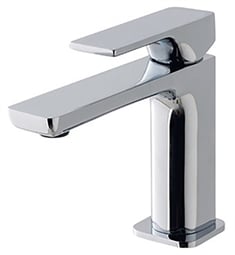 Aquabrass ABFB6A14 Hask 5 3/4" Single Hole Bathroom Sink Faucet with Pop-Up Drain