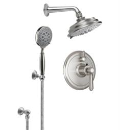 California Faucets KT02-33.18 Montecito Styletherm Thermostatic Shower Trim with 1.8 GPM Multi-Function Showerhead and Handshower Kit