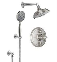 California Faucets KT12-47.18 Monterey Styletherm Thermostatic Dual Volume Control Shower Trim with 1.8 GPM Multi-Function Showerhead and Handshower Kit