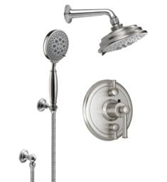 California Faucets KT12-48.18 Miramar Styletherm Thermostatic Dual Volume Control Shower Trim with 1.8 GPM Multi-Function Showerhead and Handshower Kit