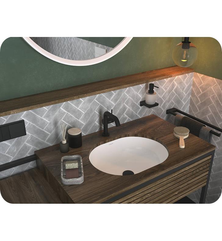 Hansgrohe AddStoris Matt Black Bath Towel Rail - Accessories from