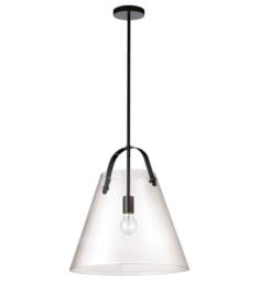 Dainolite 871-91P Polly 1 Light 9" Incandescent Pendant Ceiling Light with Clear Glass