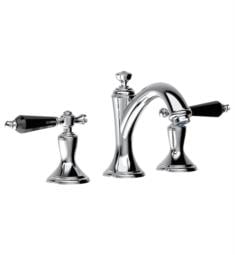 Santec 9520BT Klassica Crystal 6 1/4" Double Handle Widespread Bathroom Sink Faucet