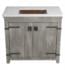 Driftwood Cabinet with Antique Sink