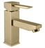 Fresca Bevera Single Hole Bathroom Faucet in Brushed Gold