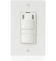 Panasonic FV-WCCS2-W WhisperControl Three in One Condensation Sensor Wall Switch for Whisper Series Bath Fans and Lights with Countdown Timer and Manual Control