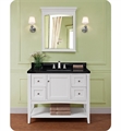 Fairmont Designs 1512-VH42 Shaker Americana 42" Open Shelf Vanity in Polar White