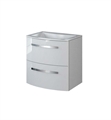 LaToscana PA22OPT1 Palio 23 5/8" Wall Mount Single Bathroom Vanity with Two Soft Closing Drawers and Tekorlux Sink Top