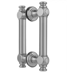 Jaclo H61-BB 6" - 32" Back to Back Shower Door Handle Pull Bar Reeded with End Caps
