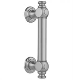 Jaclo H61-FM 6" - 32" Front Mount Shower Door Handle Pull Bar Reeded with End Caps