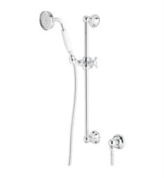 Rohl 1300E 21 5/8" Wall Mount Single-Function Country Anti-Cal Handshower and Slidebar Set with Resin Handle