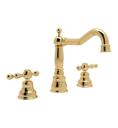 Rohl AC107 Arcana 7 1/8" Double Handle Widespread Bathroom Sink Faucet