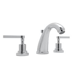 Rohl A1208 Avanti 5" Double Handle Widespread C-Spout Bathroom Sink Faucet
