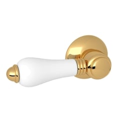 Rohl C7950LPULB 1 7/8" Universal Porcelain Tank Lever with Trip Arm in Unlacquered Brass