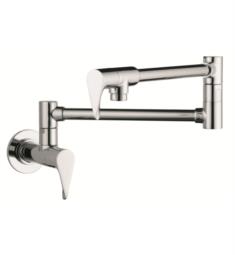 Hansgrohe 39834 Axor Citterio 27" Double Handle Wall Mount Pot Filler with Aerated Spray