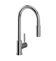 Rohl R7520 Lux 18" Side Lever Handle Pulldown Kitchen Faucet