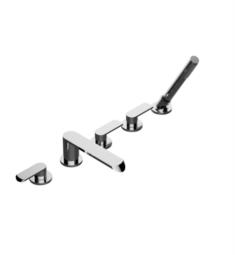 Graff G-6651-LM45B Phase 9 1/8" Double Handle Widespread/Deck Mounted Roman Tub Faucet with Hand Shower
