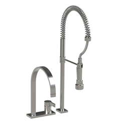 Rubinet 8IRTL R10 Single Control Kitchen Faucet with Suspended Industrial Spray