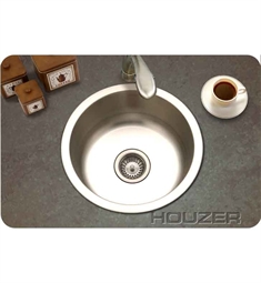 Houzer SCF-1830-1 Round Self Rimming Bar Sink