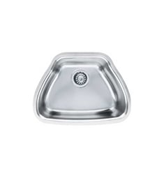 Franke CQX11019 Centennial Single Basin Undermount Stainless Steel Kitchen Sink with FREE Bottom Grid and Shelf Grid