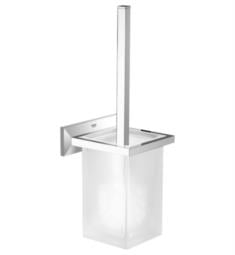 Grohe 40500000 Allure Brilliant 5 7/8" Wall Mount Toilet Brush Set with Holder in Chrome