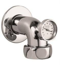 Grohe 12444000 4" Wall Union Outlet Elbow with Centigrade Thermometer in Chrome